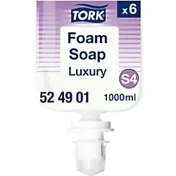 Tork luxuriöse Schaumseife S4 mit Blütenduft, 6 × 1.000 ml