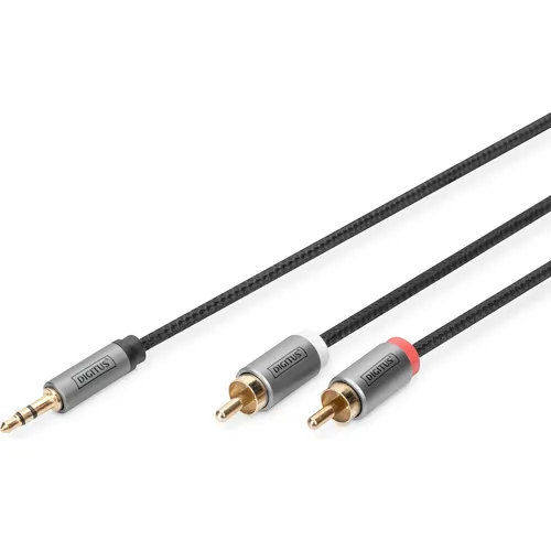 Digitus Audio Adapterkabel, 3.5mm Klinke auf Cinch (3 m) (DB-510330-030-S)