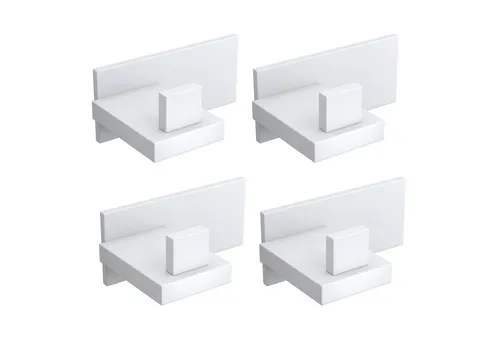 Mai & Mai Wandgarderobe Kleiderhaken Stalo-06, 8er Set aus Edelstahl - Stabile Wandhaken im minimalistischen Design, ideal für Flur, Schlafzimmer oder Küche. Rutschfeste Haken bieten sicheren Halt und sind korrosionsbeständig. Einfache Montage mit Bohr- oder Klebeoption.
