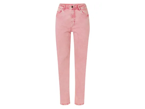 esmara Damen Jeans Straight Fit High Waist (Rosa, 38) von esmara
