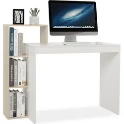 Mondeer Schreibtisch Computertisch mit Ablagefach