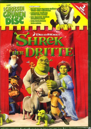 Shrek 3 - Der Dritte - Special Edition (2 DVD´s) - Special Edition DVD mit 2 Discs, ideal für Familienabende und Fans der Shrek-Reihe, neu und original verpackt.