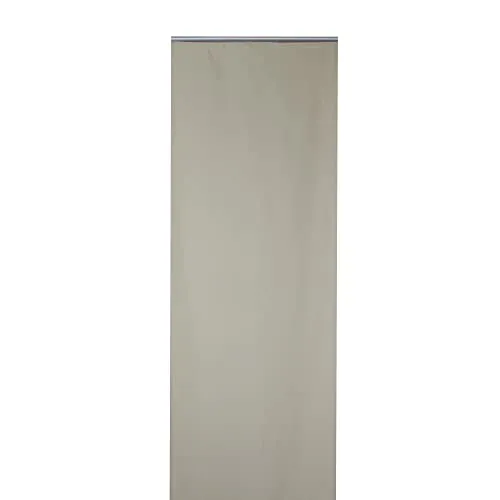 Haus und Deko Flächenvorhang 60x245cm Schiebevorhang Blickdicht Raumtrenner Klettband Paneelwagen einfarbig Schiebegardinen Gardinen Raumteiler Wohnzimmer Schlafzimmer (Beige)