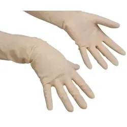 Vileda Professional Lightweight Handschuh - Sensibler Naturlatexhandschuh mit hohem Tastempfinden, Größe L (9) - Einweghandschuhe mit hoher Griffigkeit durch spezielle Wachsbehandlung, die schnelle Wasserabweisung garantiert. Hygienisch dank satinierter Innenfläche – die ideale Wahl für professionelle Anwendungen.