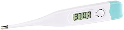 PEARL 2er-Set Medizinisches Fieberthermometer mit Fieberalarm - Fieberthermometer Set für präzise Temperaturmessung, wasserdicht und ideal für die ganze Familie.