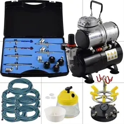 Agora-Tec® Airbrush Komplett-Set PROFI XXV.1