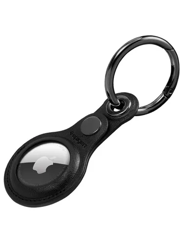 Spigen Valentinus mit Schlüsselanhänger Ring Entwickelt für AirTag Case Cover AirTags Halter (2021) - Schwarz