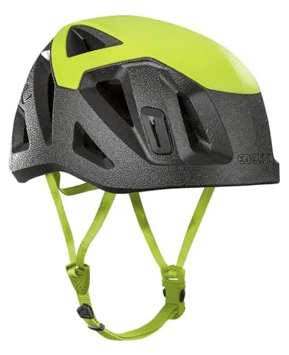 EDELRID Salathe Kletterhelm – Oasis, 50-58 cm - Ultraleichter Kletterhelm in Hybridbauweise, ideal für sicheres Klettern mit nur 210 g. Hohe Belüftung und ergonomische Passform für maximalen Komfort während aller Kletterabenteuer.