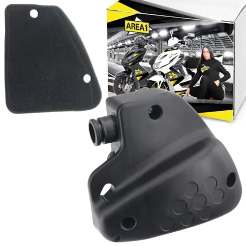 Area1 Ersatz Luftfilterkasten für Peugeot Speedfight & mehr - Motorrad-Luftfilter, hochwertiger Ersatz mit Erstausrüster-Qualität für optimalen Luftfluss und Motorleistung. Ideal für Peugeot 50ccm 2-Takt Modelle.