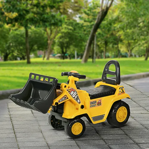 HOMCOM Sitzbagger mit Ablagefach