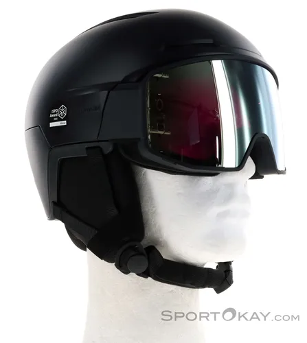Salomon Driver Pro Mips Helm - Schwarz Gold, L (59-62 cm) - Premium Skibrille und Helm in einem! Der Salomon DRIVER PRO MIPS bietet erweitertes Sichtfeld, MIPS-Schutztechnologie und 360°-Verstellung für maximale Sicherheit und Komfort.