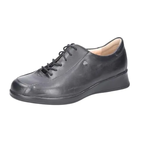 Finn Comfort Narita Damen-Schnürhalbschuhe in Schwarz, Gr. 41 - Elegante Damen-Schnürhalbschuhe aus hochwertigem Leder, mit kaltem Innenfutter für optimalen Tragekomfort und ideal für den City-Look.