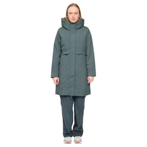 Mazine Damen Winterjacke Basic Padded Parka, Größe:M, Farben:bottle - Funktionsjacke mit recycelter Wattierung für nachhaltige Wärme. Der Basic Padded Parka von Mazine bietet optimalen Kälteschutz und stilvolles Design – ideal für kalte Tage!