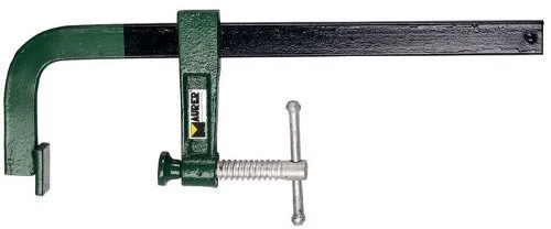 MAURER Schreinerklemme, Länge 400 mm, Breite 80 mm, Grün