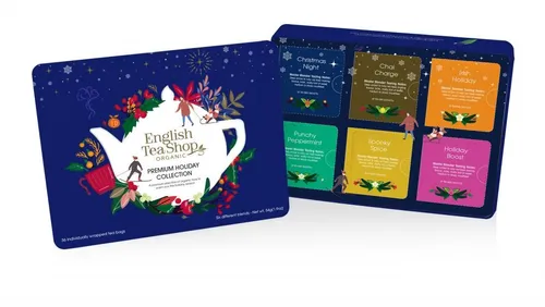 English Tea Shop Premium Blaue Geschenkdose 54 g - 36 Teebeutel Bio, 36 Stück