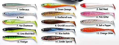 Jackson Zanderbait 14cm Pearl Zanderangeln Gummifisch