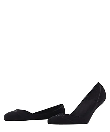 FALKE Damen Füßlinge Invisible Step Medium Cut Box W In Baumwolle unsichtbar einfarbig 1 Paar, Schwarz Black 3000, 41-42