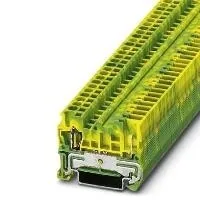 Phoenix Contact ST 2,5/ 1P-PE - Schutzleiter-Reihenklemme ST 2,5/ 1P-PE Grün-Gelb - 1 Stück (3040025)