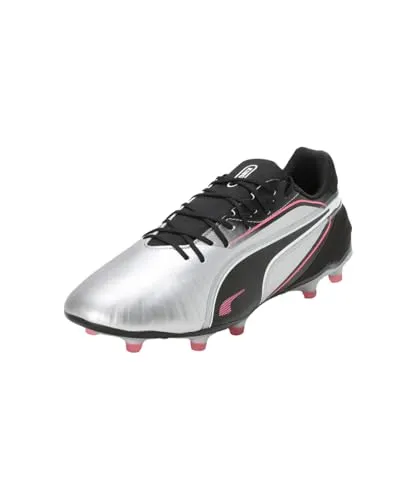 PUMA Fußballschuh KING MATCH schwarz 44 - Fußballschuhe für festen Naturboden und Kunstrasen, mit superweichem Obermaterial aus synthetischem Leder und leichter TPU-Außensohle für hervorragendes Ballgefühl und maximalen Komfort.