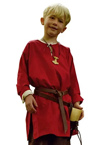 Battle Merchant Ritter-Kostüm für Kinder in rot von Battle-Merchant