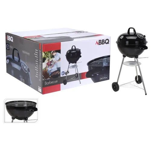 ProGarden BBQ Grill Kugelform Schwarz von ProGarden