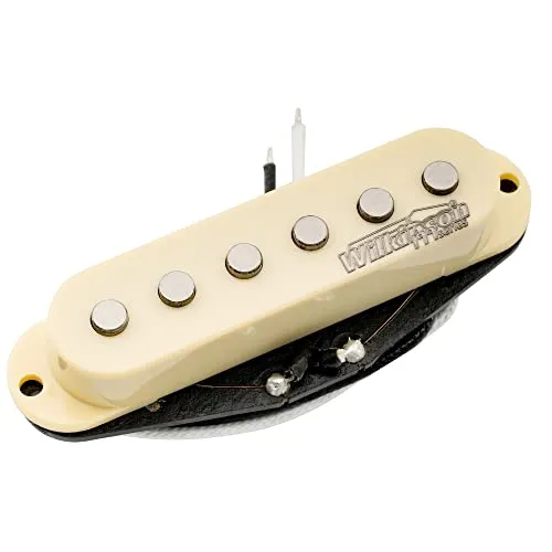 Wilkinson M-Serie Hoher Output Alnico 5 Strat Single Coil Tonabnehmer Steg Pickup für Stratocaster E-Gitarre, Creme