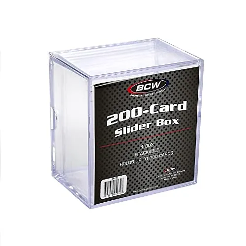 BCW Plastikkasten für 200 Karten, 2-teilig