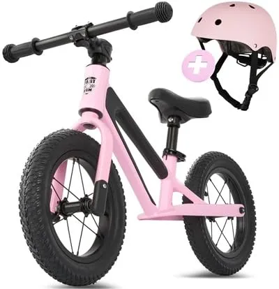 FAST N FUN Laufrad ab 2 Jahre mit Kinderhelm im Set - Kinderfahrzeuge: Ultraleichtes Laufrad aus Magnesium mit Tragegriff, ideal für kleine Abenteurer. Inklusive sicherem Helm nach TSO-Norm für höchsten Schutz.