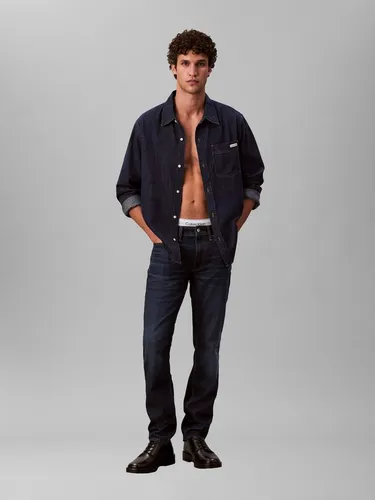 Calvin Klein Jeans Slim-fit-Jeans - Moderne Slim-fit-Jeans in stone washed Blau, aus elastischem Denim für optimalen Komfort und lässigen Style. Ideal für trendbewusste Männer.