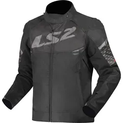 LS2 Motorradjacke Apex - Wasserdichte Textiljacke für Biker - Regenjacke für Motorradfahrer mit wasserdichter Membran und Thermofutter. Ideal für den Wintereinsatz, bietet sie Flexibilität und Mobilität dank vorgeformter Ärmel und Stretch-Einsätzen.