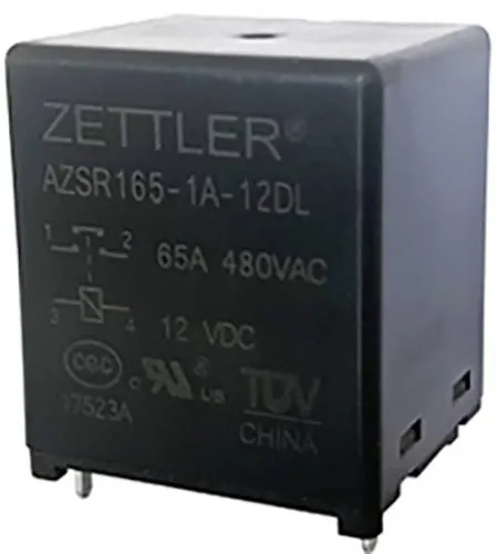 Zettler Electronics AZSR165-1A-24DL Printrelais 24 V/DC 80A 1 Schließer 1St.