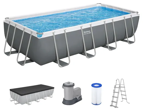 Bestway® Steel Pro MAX™ Frame Pool Komplett-Set mit Filterpumpe 549 x 274 x 122 cm - Erlebe unvergessliche Sommertage mit dem Bestway® Steel Pro MAX™ Pool Komplett-Set. Robuste Konstruktion und einfache Montage sorgen für langanhaltenden Badespaß im eigenen Garten.