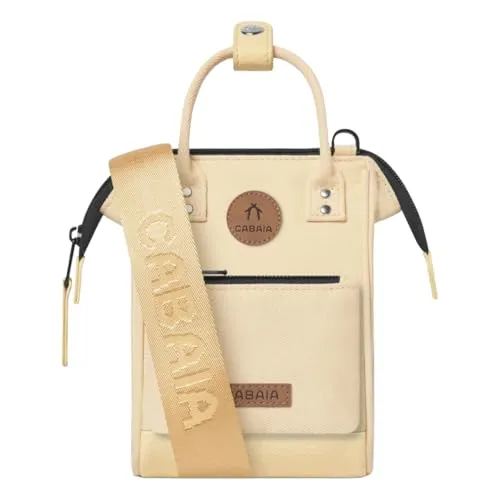 Cabaia IBIZA Umhängetasche in Gelb - Kindertasche mit stilvollem Design, ideal für Abenteuer und Freizeit. Praktisch und farbenfroh, perfekt für kleine Entdecker.