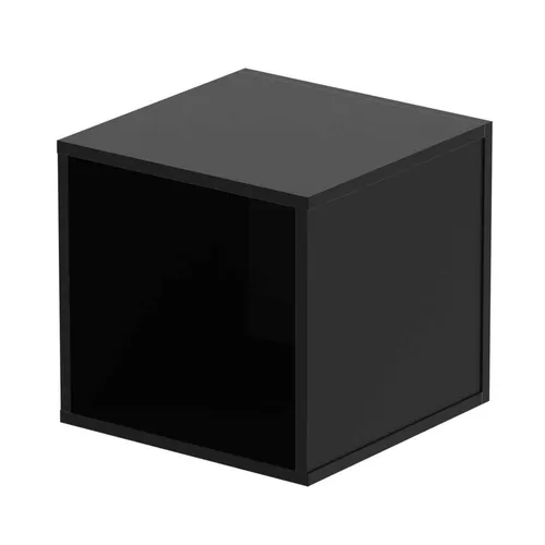 Glorious Record Box 110 black - Plattenkoffer für bis zu 110 LPs, aus solidem MDF-Holz, stapelbar und ideal für Vinyl-Liebhaber, die Wert auf Stil und Stabilität legen.