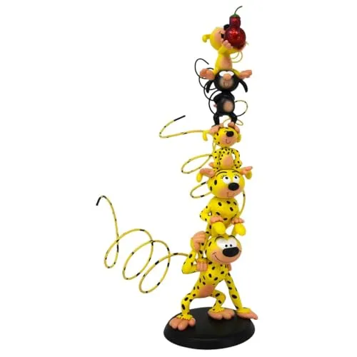 Marsupilami Figur Column 35 cm - Actionfigur aus Resin, offiziell lizenziert und 35 cm groß – ein Muss für jeden Marsupilami-Fan!