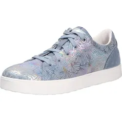 Superfit Stella sportlicher Schnürer Blau - Bequeme Kinder Sneaker - Schnürer für Mädchen aus Leder-Textil-Mix, mit verstärktem Zehenbereich und rutschhemmender Sohle für optimalen Halt. Ideal für Abenteuer und täglichen Komfort!