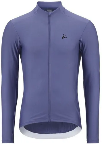 Craft Longshirt Core Bike Essence LS Jersey M - Langarm Bike Jersey für optimalen Tragekomfort, aus elastischem Material mit aufgerauhter Innenseite. Praktische 4 Rückentaschen und durchgehender Reißverschluss bieten Funktionalität für jede Tour.