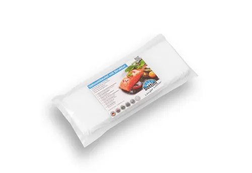 Bottini Vakuumierbeutel 200 Stück, 15 x 30 cm - Folienbeutel für alle Vakuumierer, besonders durchstoßfest mit 105µm, verlängert die Haltbarkeit von Lebensmitteln und schützt vor Gefrierbrand.