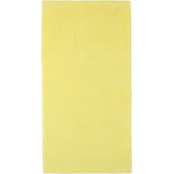 Cawö Handtücher Life Style Uni 7007 Lemon - 501 - Duschtücher mit puristischem Design, extraflauschiger Qualität und 100% feiner Baumwolle, pflegeleicht und trocknergeeignet, Made in Germany.