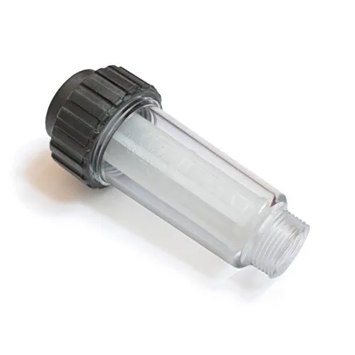 MI:KA:FI Wasserfilter | für Hochdruckreiniger, Gartenpumpe, Gartenbewässerung, Wohnmobil | ¾ Zoll Anschluss | passend zu Kärcher 4.730-059.0 (1x Filter, ohne Adapter)