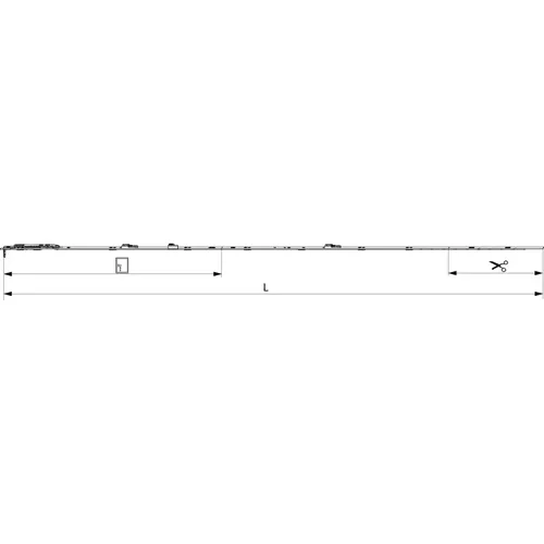 Stulpflügelgetriebe MM Euronut fix 1590 für 2 i.S. FFH 1.341-1.590 GM 600