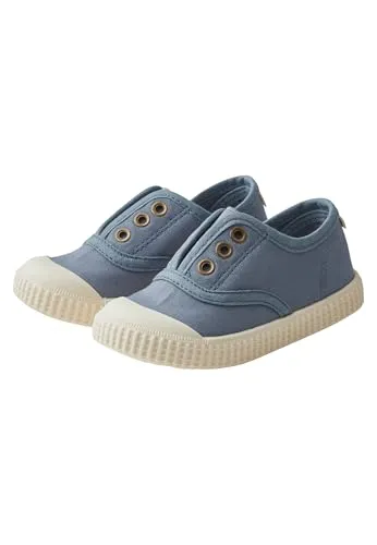 Sterntaler Unisex Kinder Uni Sneaker, Blau, 27 EU - Sneaker für Jungen mit praktischem Slip-on-Design für einfaches An- und Ausziehen, ideal für den Alltag und entspannte Ausflüge. Die hochgezogene Zehenkappe bietet optimalen Schutz und Haltbarkeit.