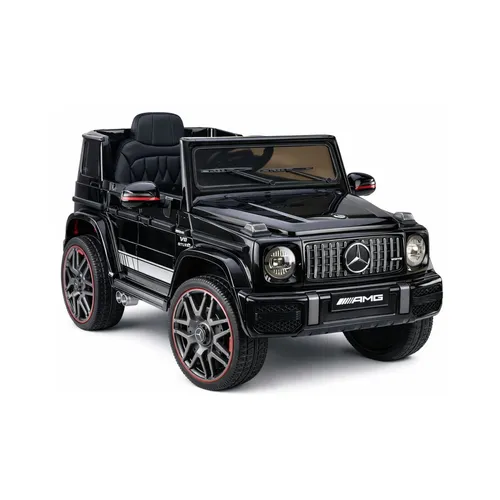 Mercedes AMG G 63 Elektro-Kinderauto - Elegantes Elektro-Kinderauto im Design des Mercedes AMG G 63, aus robustem Kunststoff für stundenlangen Spielspaß und Abenteuer im Freien.