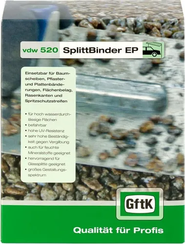 vdw 520 SplittBinder EP 2K 1,25kg von Gftk - Gesellschaft für technische Kunststoffe mbH