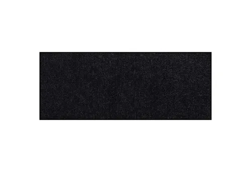 Salonloewe Läufer waschbar Schwarz 60x180 cm - Tür- & Bodenmatten, moderne Schmutzfangmatte, waschmaschinengeeignet für einfache Reinigung, ideal für Flur, Terrasse und mehr.