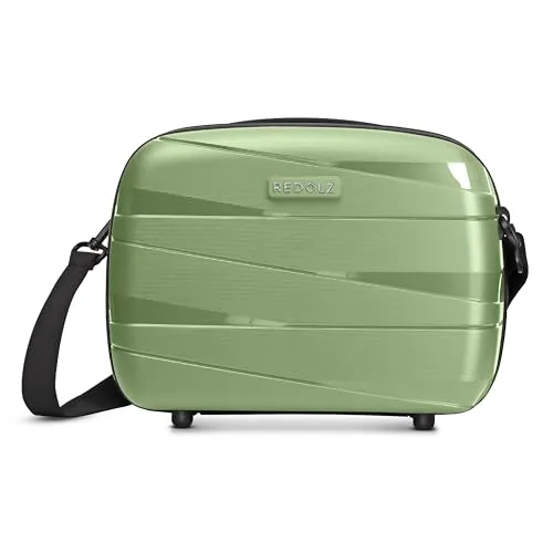 Redolz Beautycase Essentials 10 - Beauty Case aus robustem Polypropylen, ideal für Reisen mit optimaler Organisation durch mehrere Fächer und Umhängeriemen für flexibles Tragen.