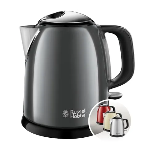 Russell Hobbs Wasserkocher 1,0l Colours+ Edelstahl Grau