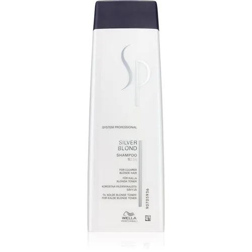 Wella Professionals SP Silver Blond Shampoo 250 ml für blonde und graue Haare - Shampoo für blonde und graue Haare, reinigt sanft und verleiht Glanz sowie Volumen für gesundes, strahlendes Haar.