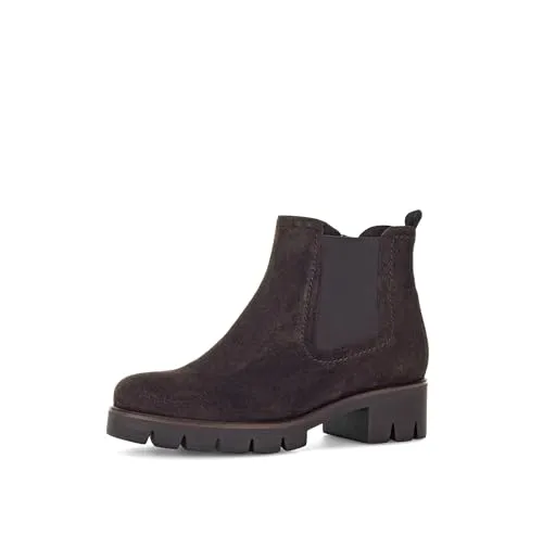 Gabor Damen Chelsea Boots, Frauen Stiefeletten,Best Fitting,Schlupfstiefel,Stiefel,Bootee,Booties,halbstiefel,ENGL. Brown,40.5 EU / 7 UK