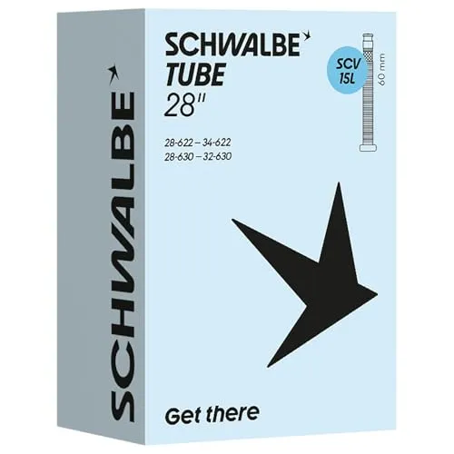 Schwalbe Fahrradschlauch SCV15L 28/34-622/630 IB 60mm